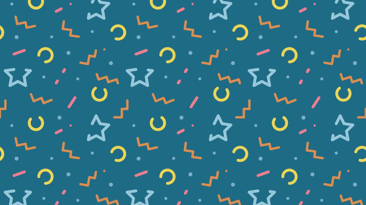 Geometric Blue Fluidic Background