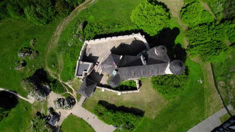 rocks castle near bobolice poland