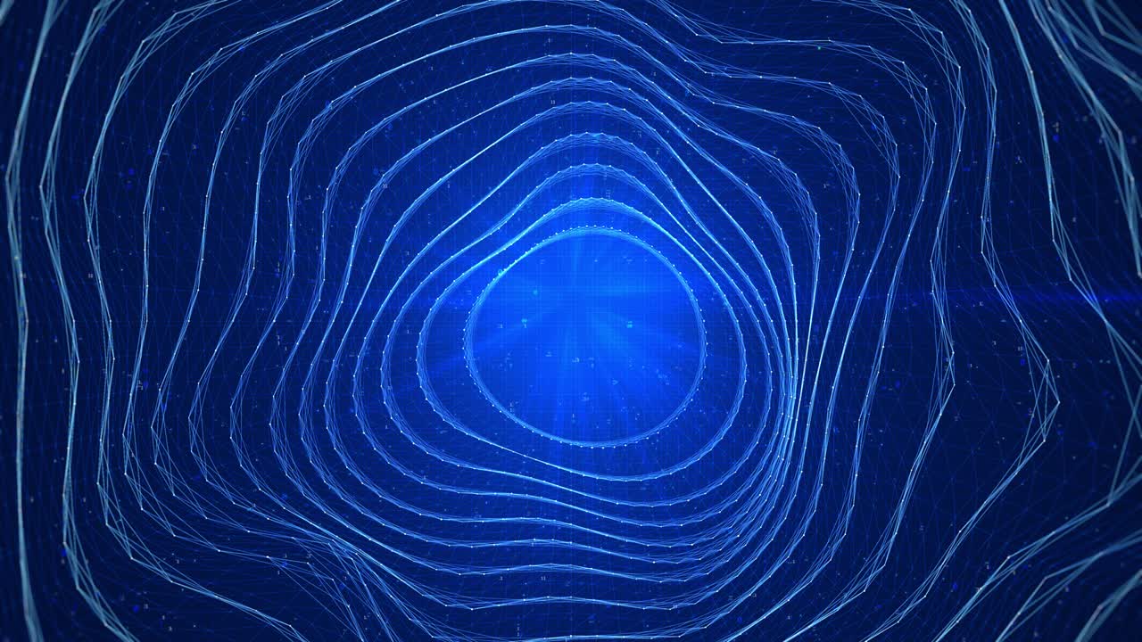 Big Data Network of  Web Connections Concept