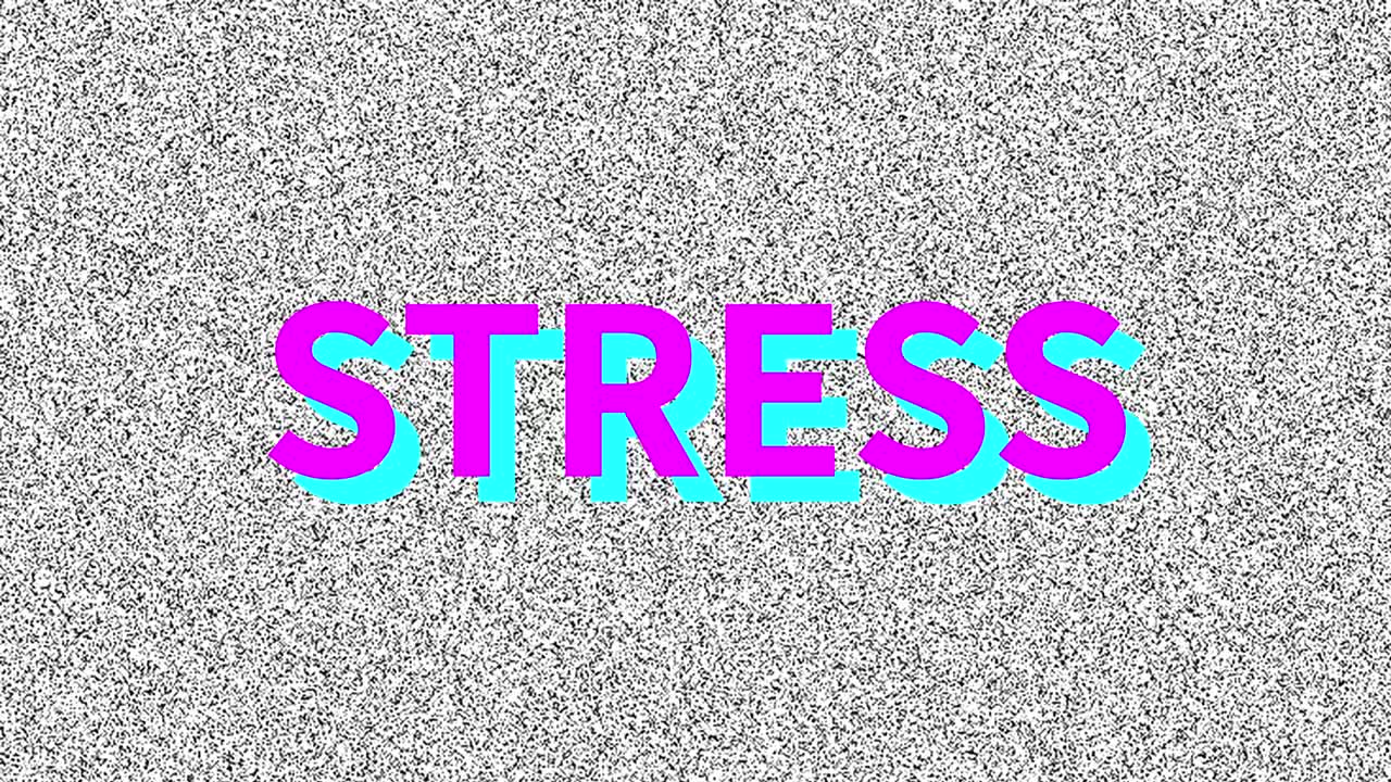 스트레스, 약에 대한 단어, 시끄러운 오래된 화면에 문제가, 루핑 vhs 간섭, 빈티지 애니메이션 배경, 4k 비디오