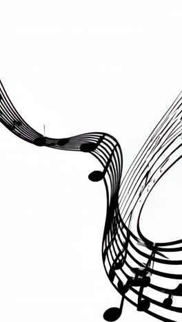notas de fondo de la música