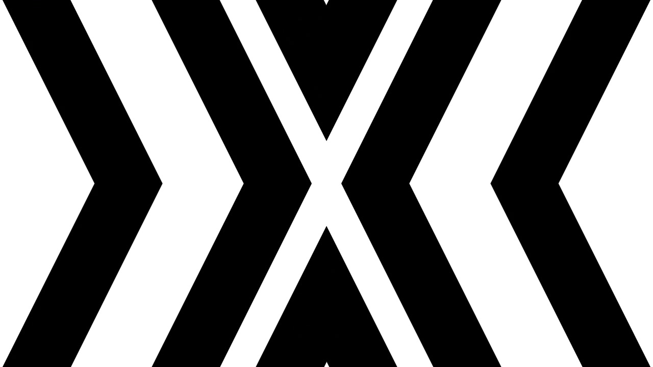 Dynamic Black and White Geometric Chevron Pattern Animation