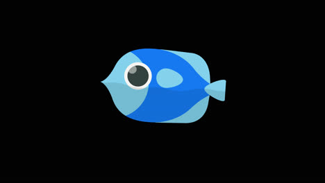 ilustración de peces de dibujos animados