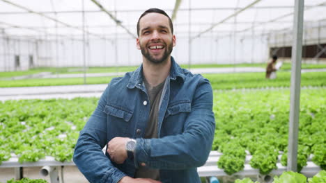 Farmer,-nursery-and-man-in-garden