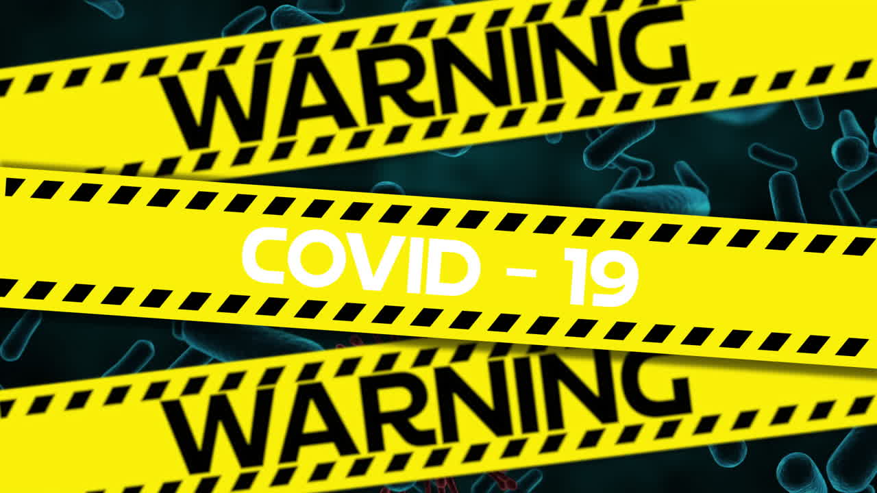 Animazione concettuale Coronavirus Covid-19