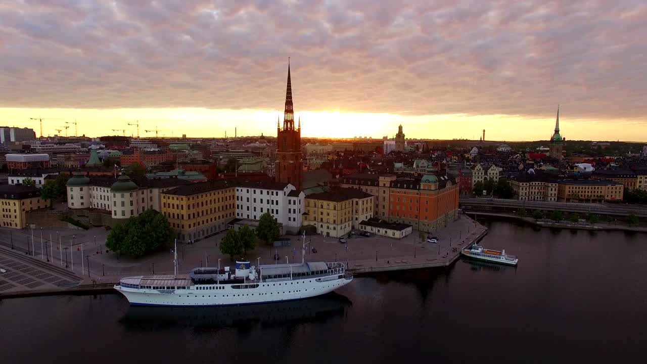 vista aérea de la ciudad de estocolmo