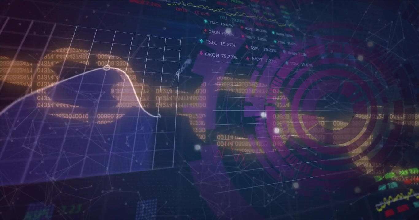 Animation of scope and data processing over chain
