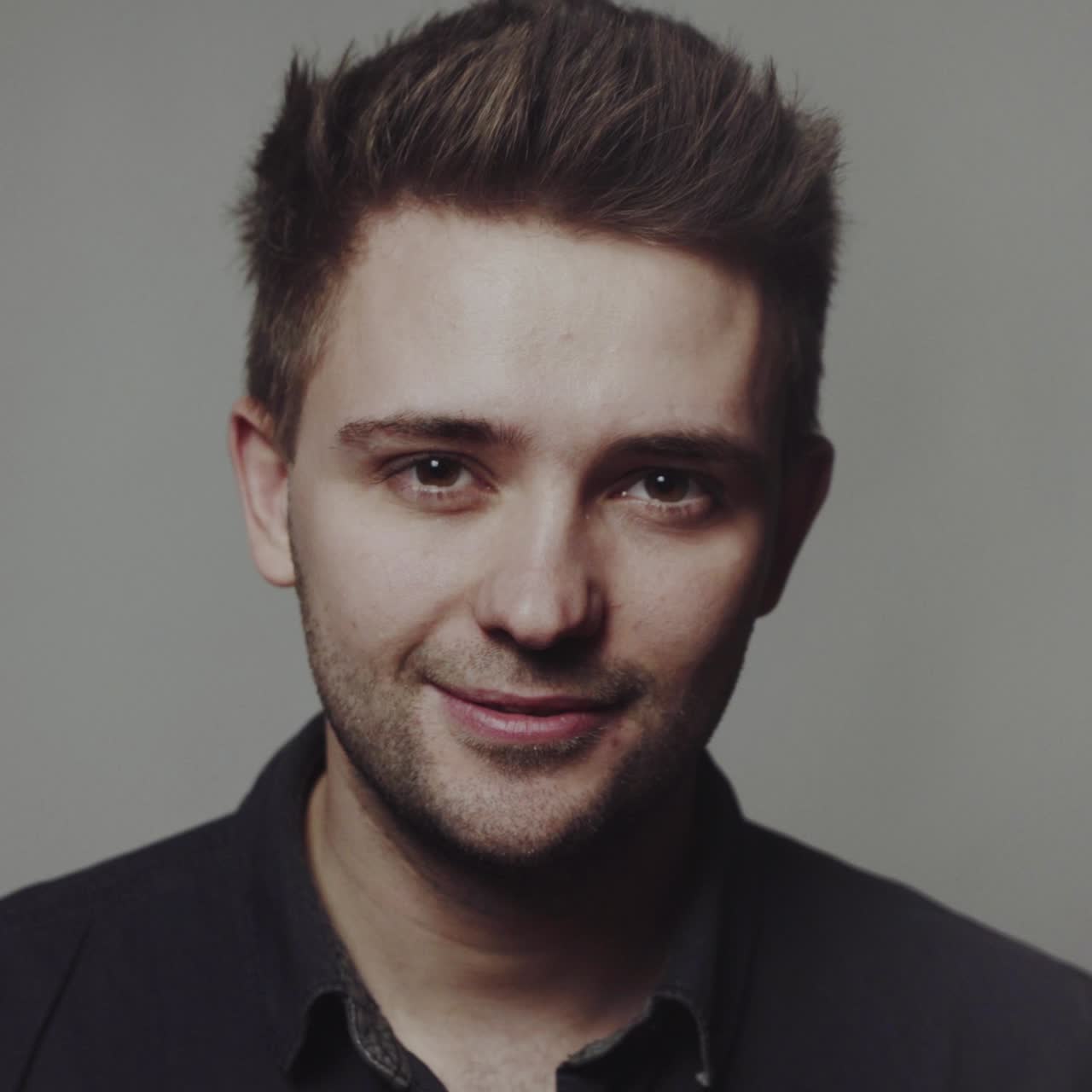 Fashion portrait of young man