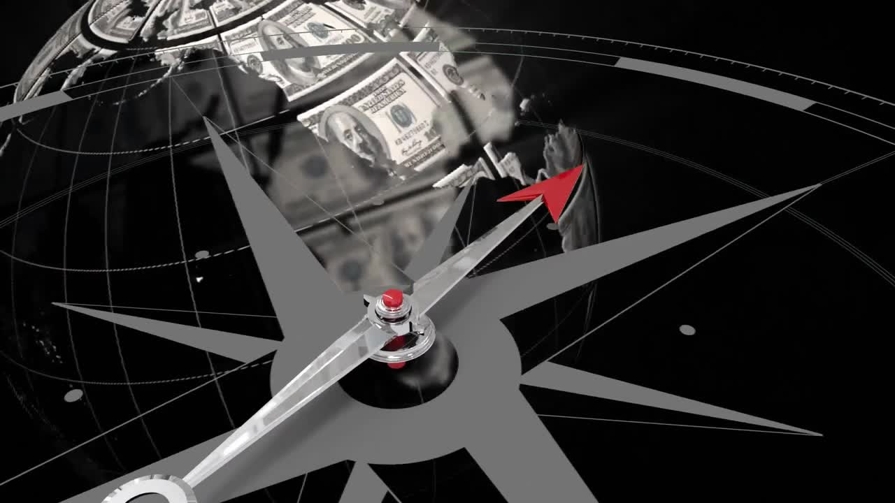 나침반 이 있는 지구