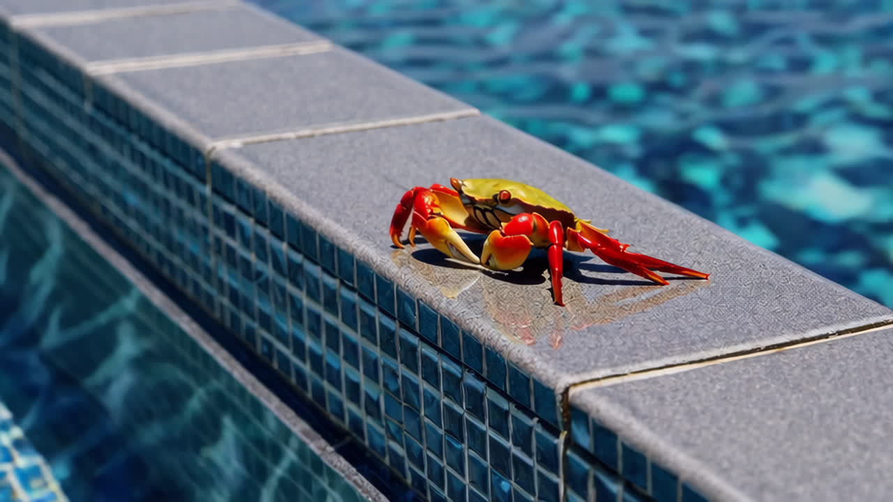 Crab by Pool
