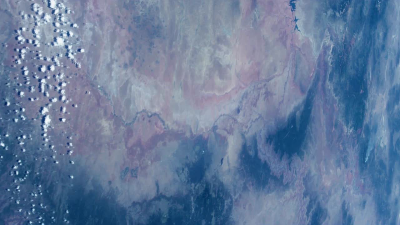 la tierra vista desde el espacio. imágenes de dominio público de la nasa