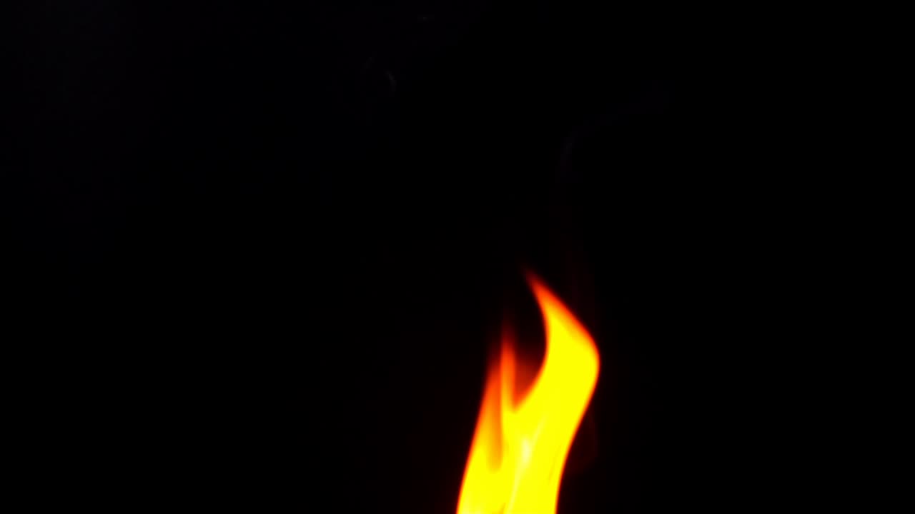 Fire and flame. Fire on a black background