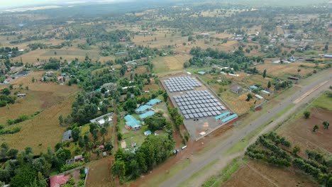 solar panel cell photovoltaic farm collector- drone close view of solar panel renewable energy source- climate change