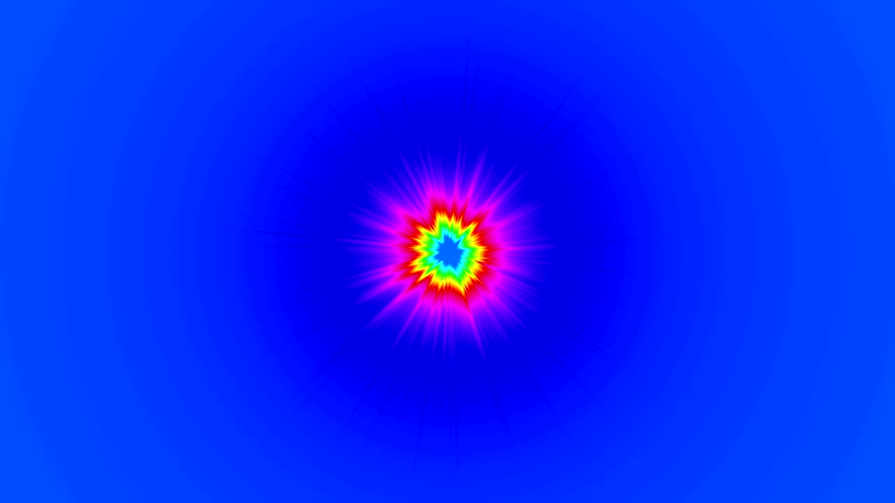 la luz del túnel del arco iris 4k es un bucle sin costuras de varios colores, movimiento gráfico y fondo de animación abstracto.