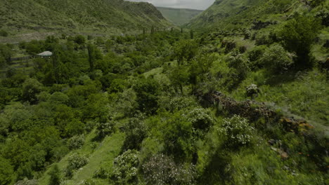 Antiguas-Terrazas-Agrícolas-Construidas-Por-Georgianos-En-Una-Montaña-Durante-La-Antigüedad-En-La-Región-De-Meskheti-En-Georgia