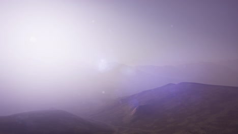 Aerial-Green-Hills-Landscape-in-Fog