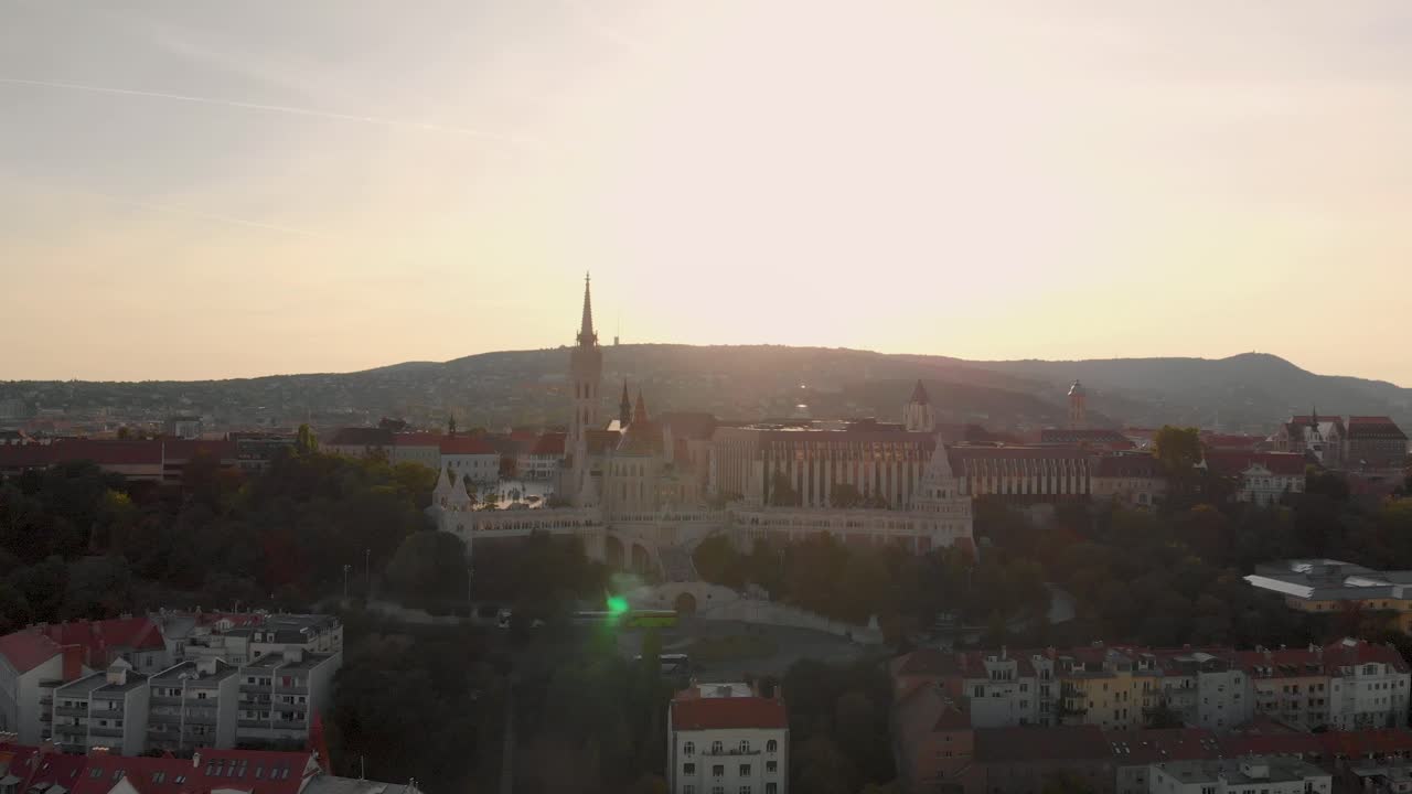 Filmato aereo in 4K dalla città di Budapest, 100 Mbps