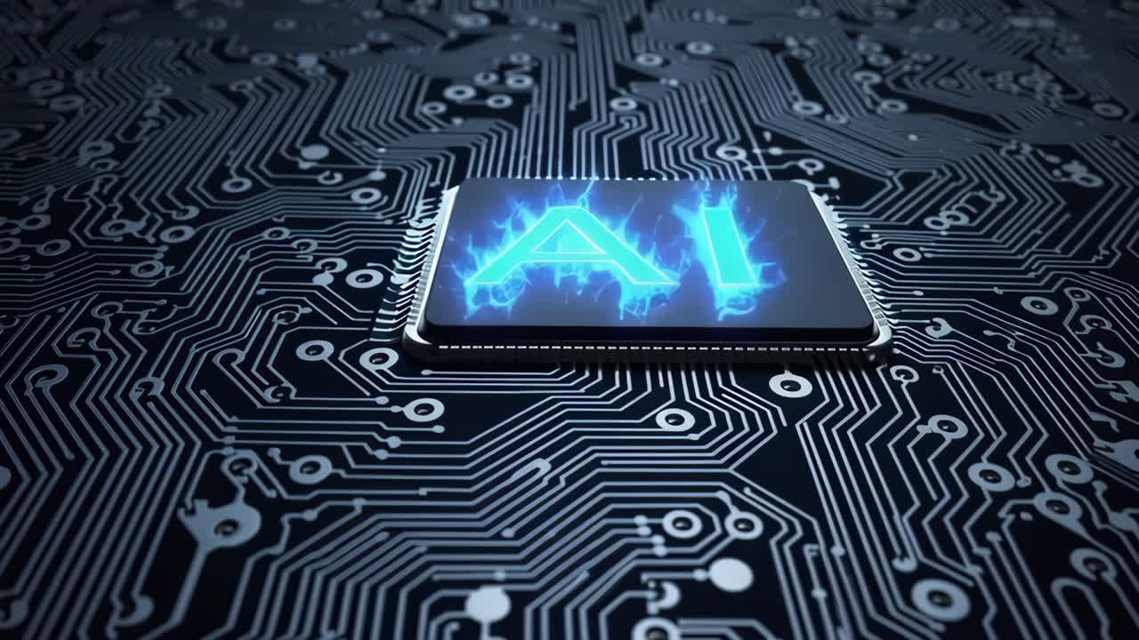 processore ai su scheda a circuiti