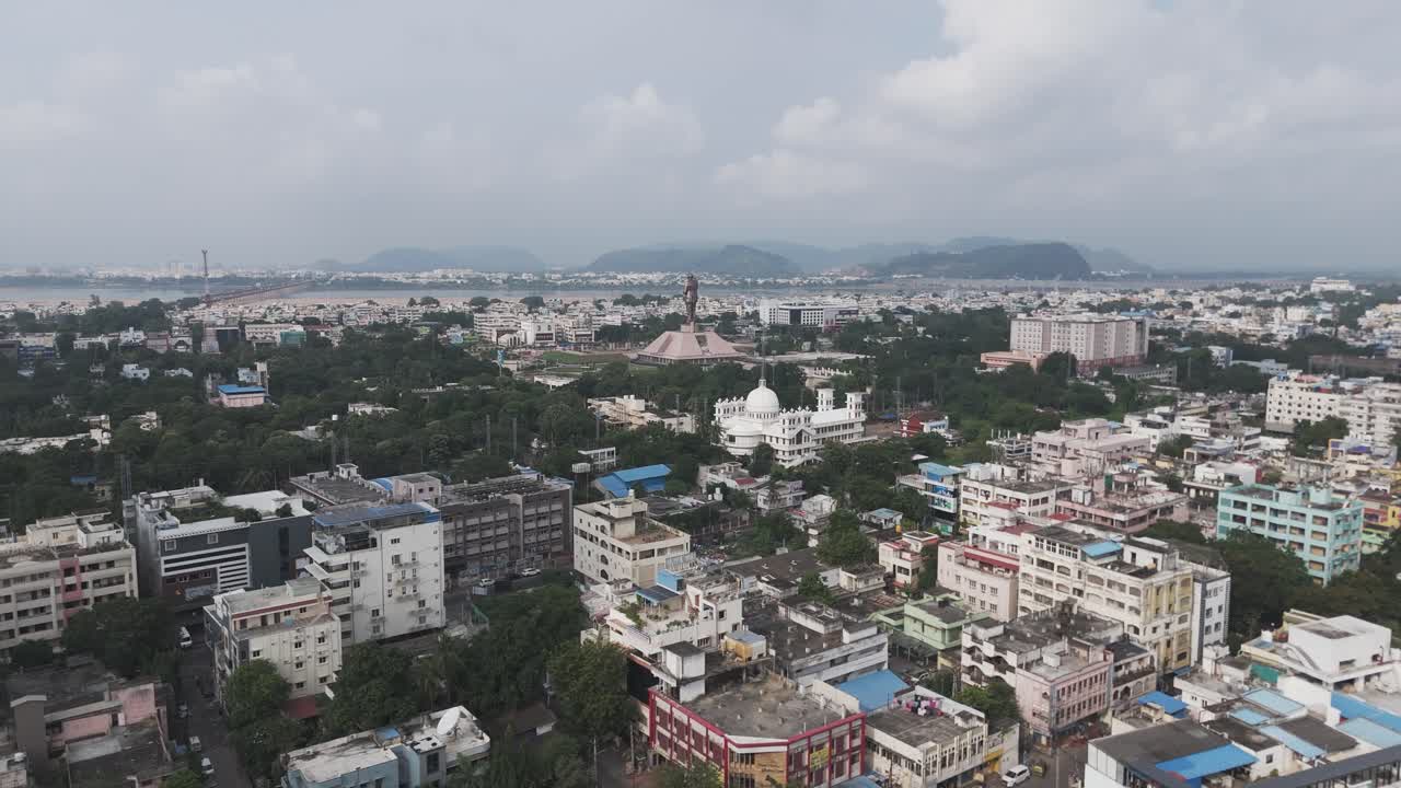 aerial video would likely showcase the station's distinctive architecture, including its platforms, tracks, and surrounding buildings.