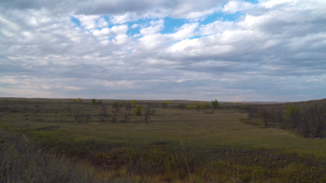 Time-lapse af solnedgang i South Dakota