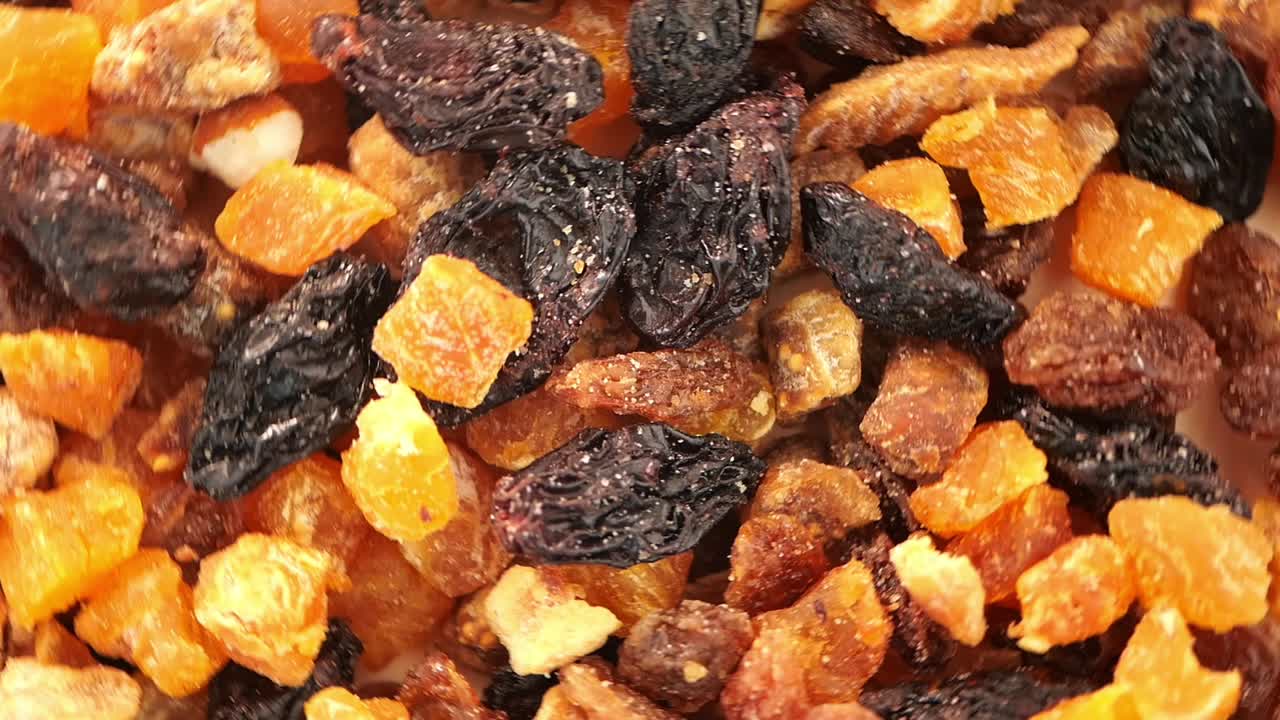 Dried fruit mix with raisins and apricots