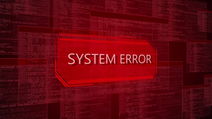 4K Cyberkriminalität Hacking-Angriff System gehackt Alarm Computernetzwerk Cybersicherheitslücke Daten