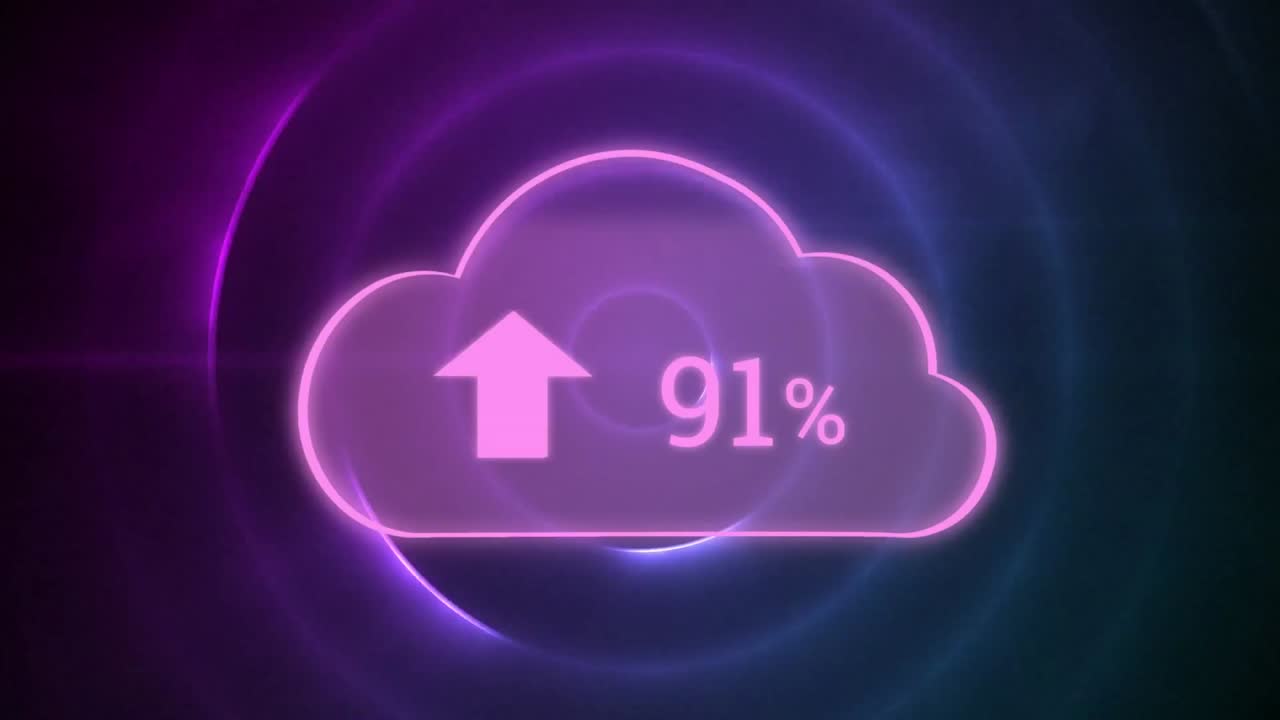 디지털 클라우드에 업로드합니다.