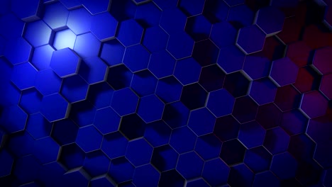tecnología de movimiento abstracto hexágonos fondo