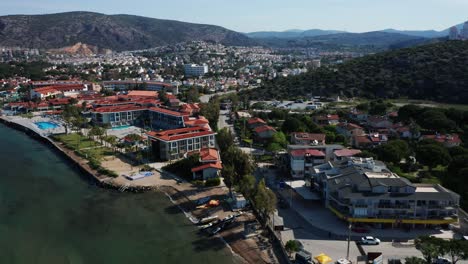 idyllic resort town on turkey coastal