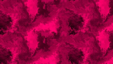 beautiful animation of bright red oil paint, cloud abstract moving towards left