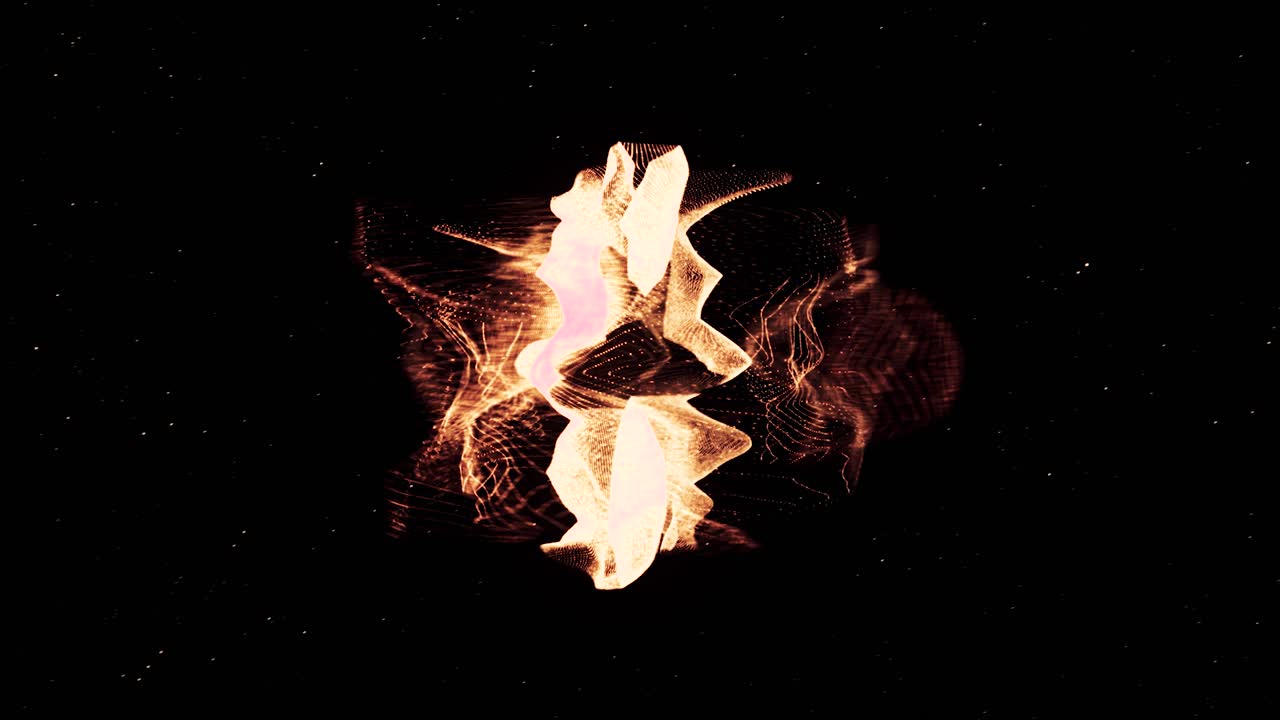 explosión espacial abstracta