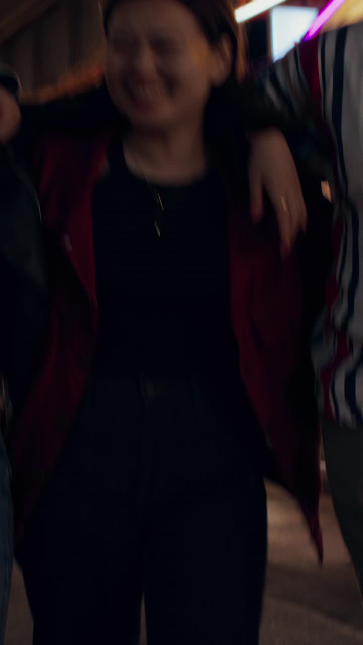 Children and Young Adults at Night