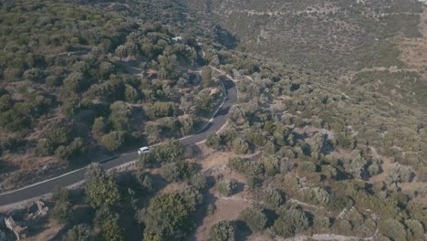 Die-Sonnigen-Berge-Von-Samos,-Griechenland