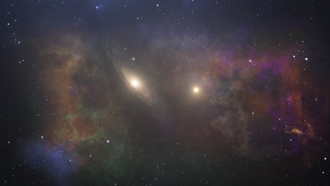 fondo de nebulosa viaje a galaxia