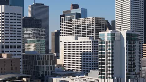 high buildings and skyline in houston, texas, usa