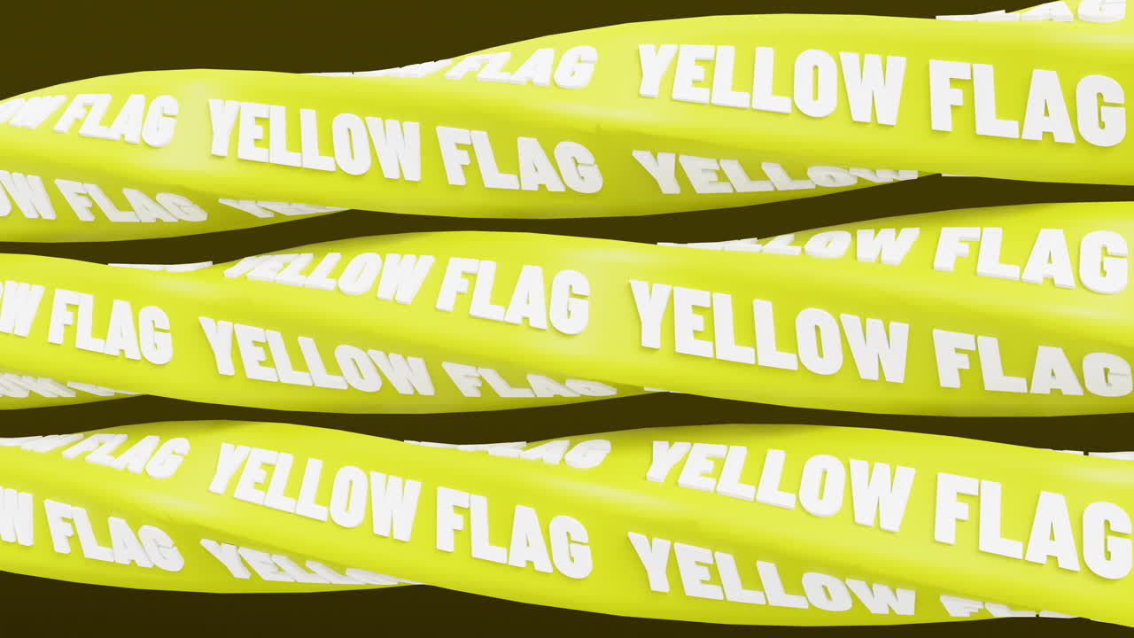 diseño abstracto de la bandera amarilla