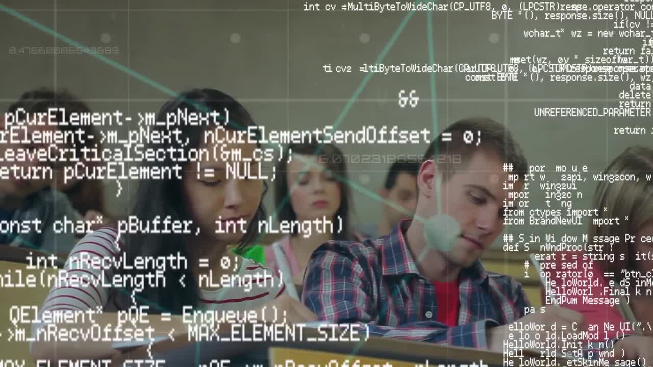 estudiantes universitarios escribiendo notas en clase