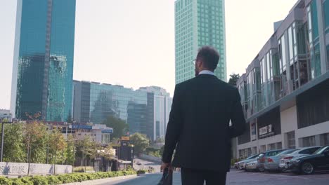 businessman talking on the phone.