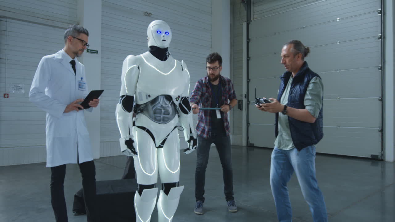 pruebas y desarrollo de robots