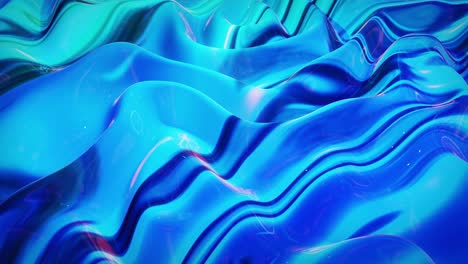 fondo fluido abstracto en bucle estilo de mármol multicolor. hermosa superficie ondulada brillante de líquido con patrón, color de gradiente y ondas de flujo en él. bg creativo brillante con animación suave y suave.