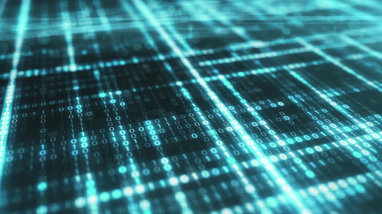 Abstract Binary Code Background