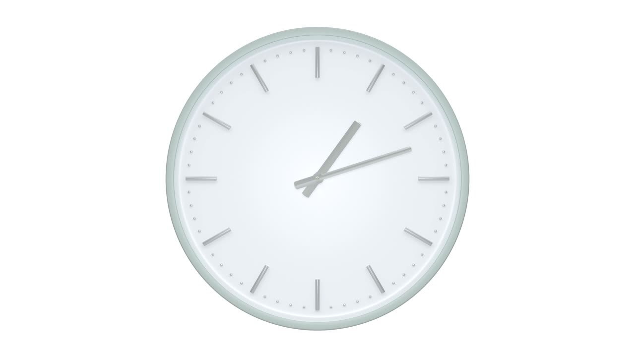 reloj caro sin números muestra el paso del tiempo