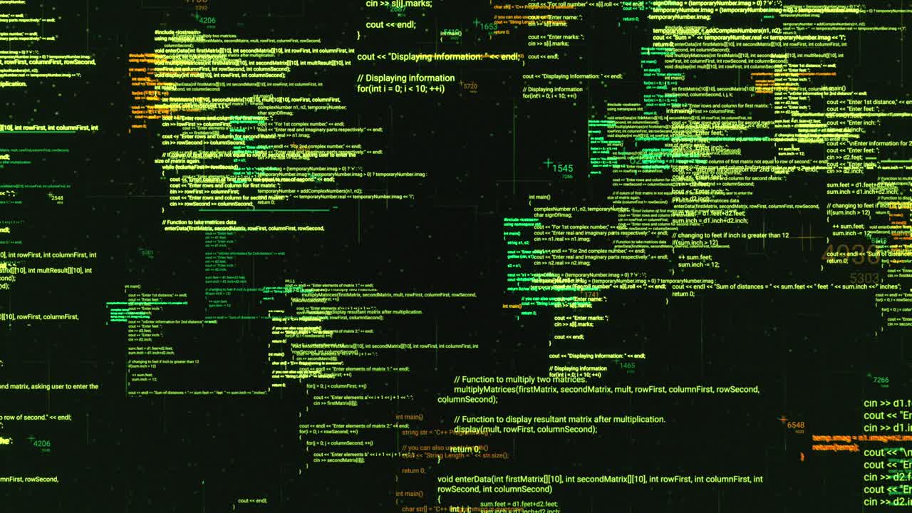 Abstract Computer Code Background