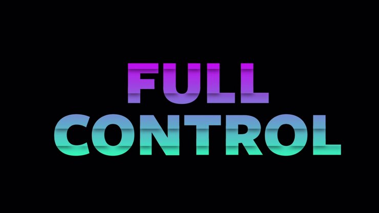 Animated Typography Showing Four Styles of Shadow Text