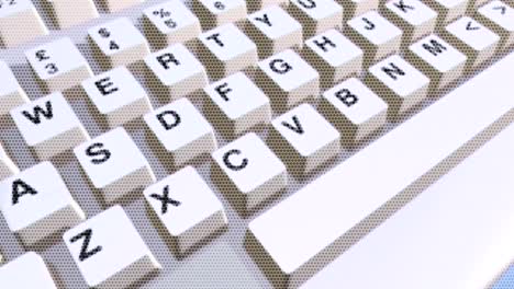 animated moving motion background showing keyboard typing words