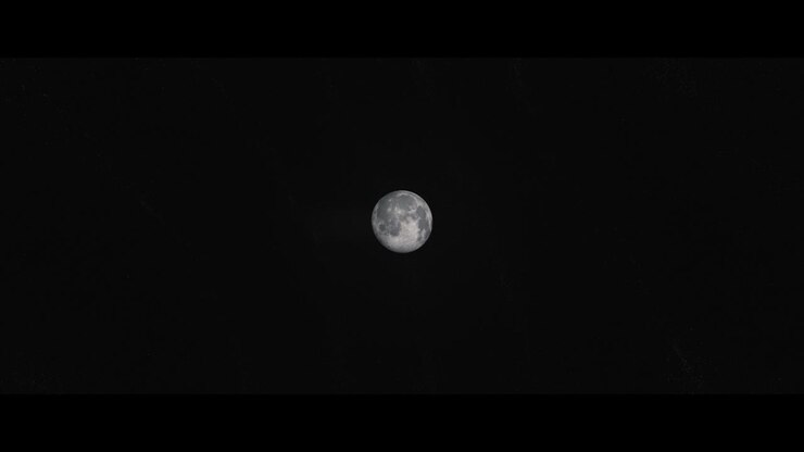 Lua vista do espaço