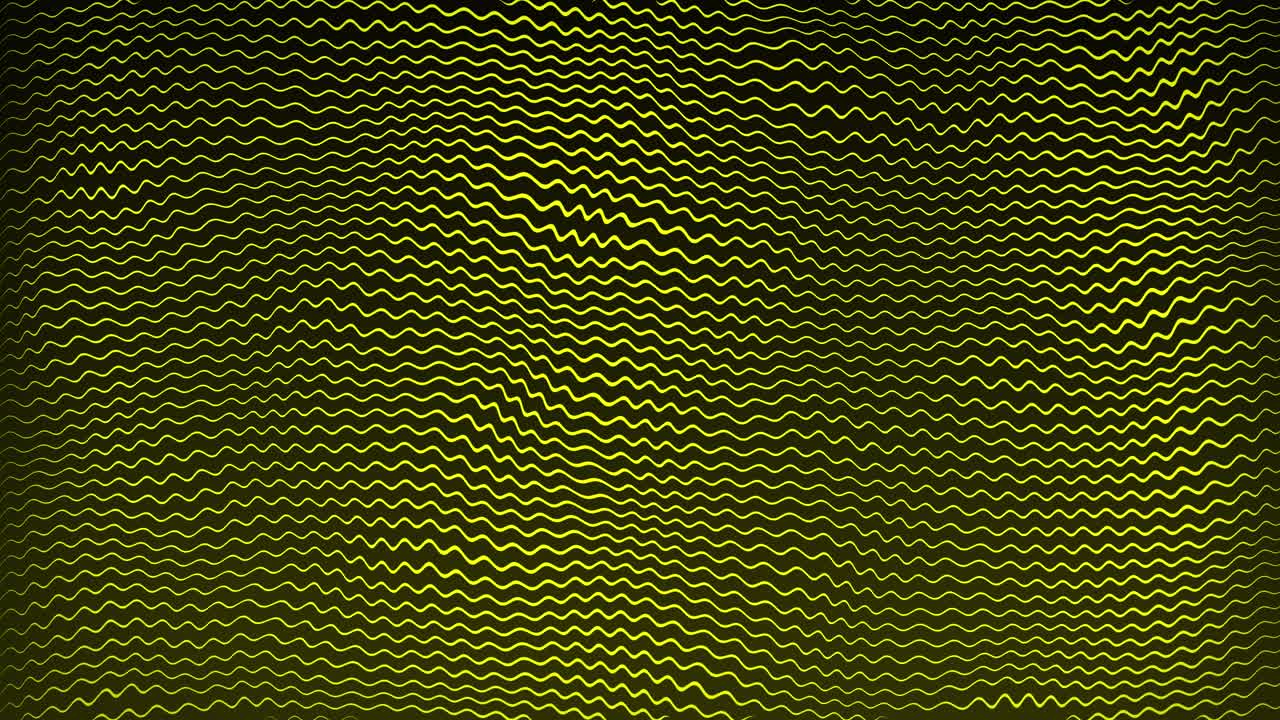 la forma de la curva de la onda giratoria la animación de la línea de arrastre el gradiente de fondo 3d el resplandor el efecto visual el movimiento gráfico abstracto dinámico digital color amarillo oro