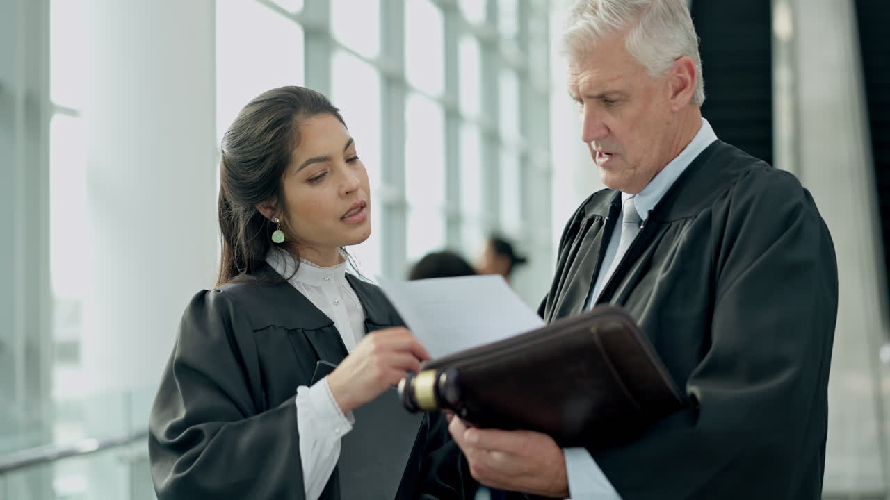 documento de derecho, discusión y equipo de abogados