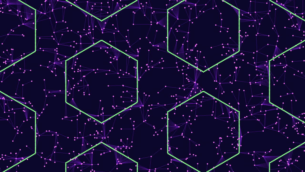 This image showcases a geometric pattern with purple and yellow lines forming a striking diamond shape at the center, creating an eye-catching visual display