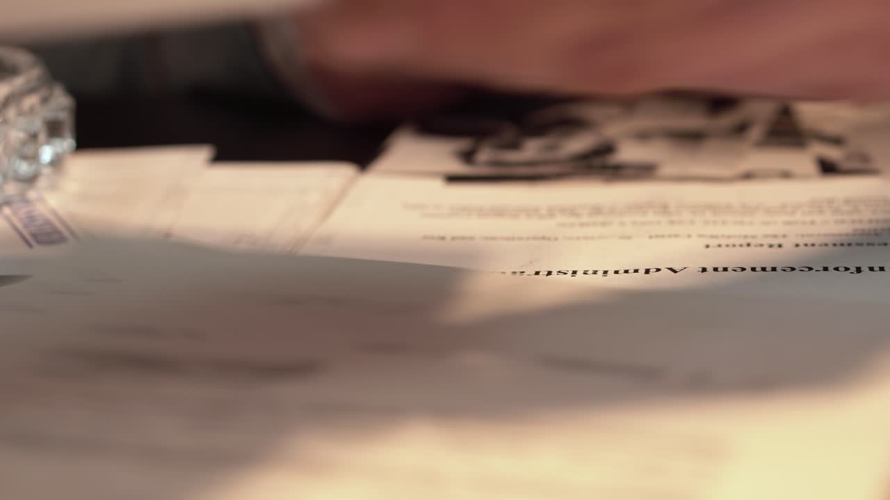 Federal Agents Looking at Case Files and Top Secret Classified Documents